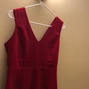 Red dress with tags never worn